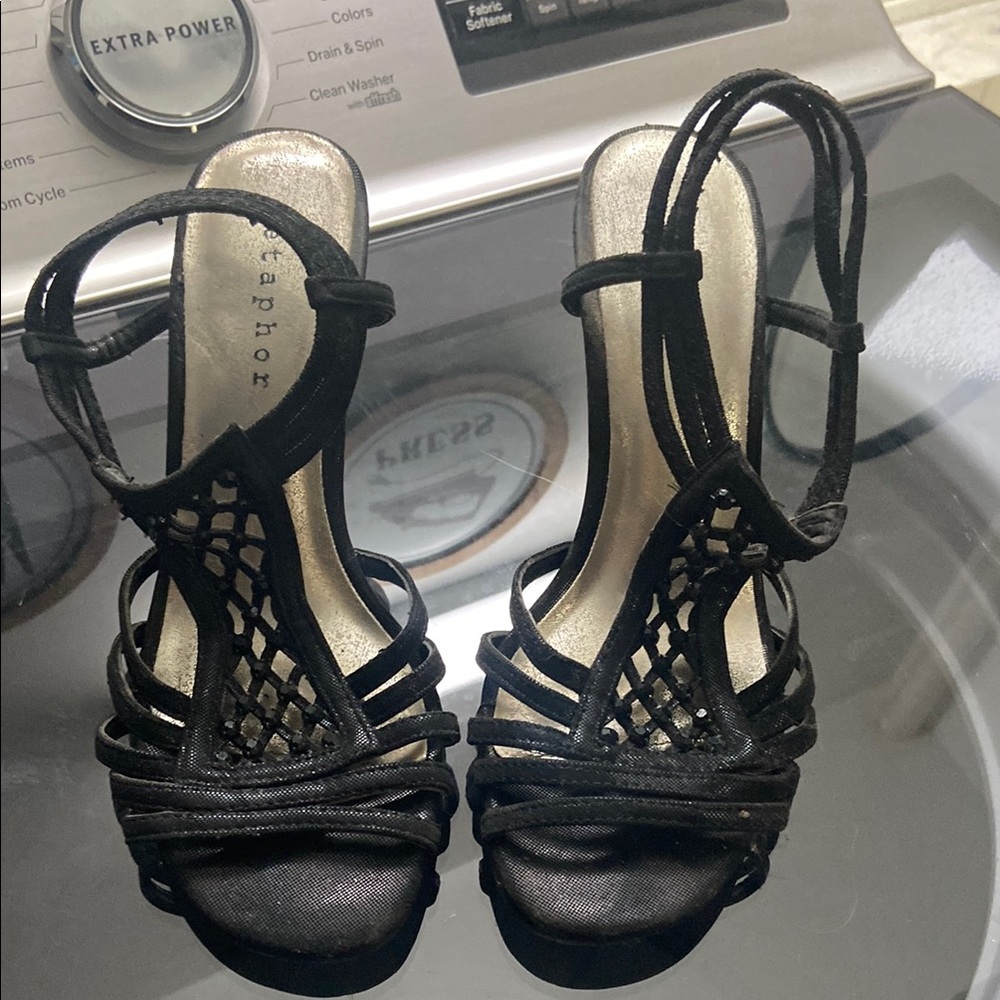 Metaphor Black Women's Sandals